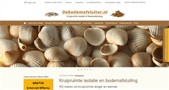 Desktop Screenshot of debodemafsluiter.nl